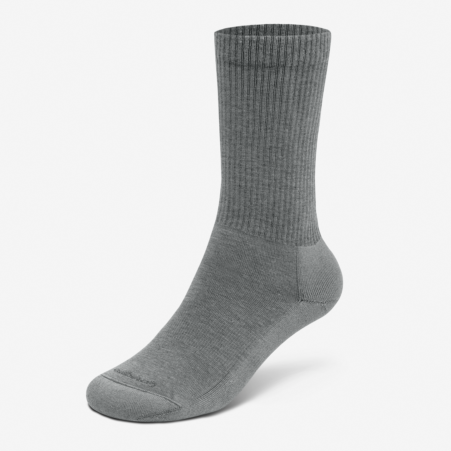 Unisex Anytime Crew Sock, Medium Grey