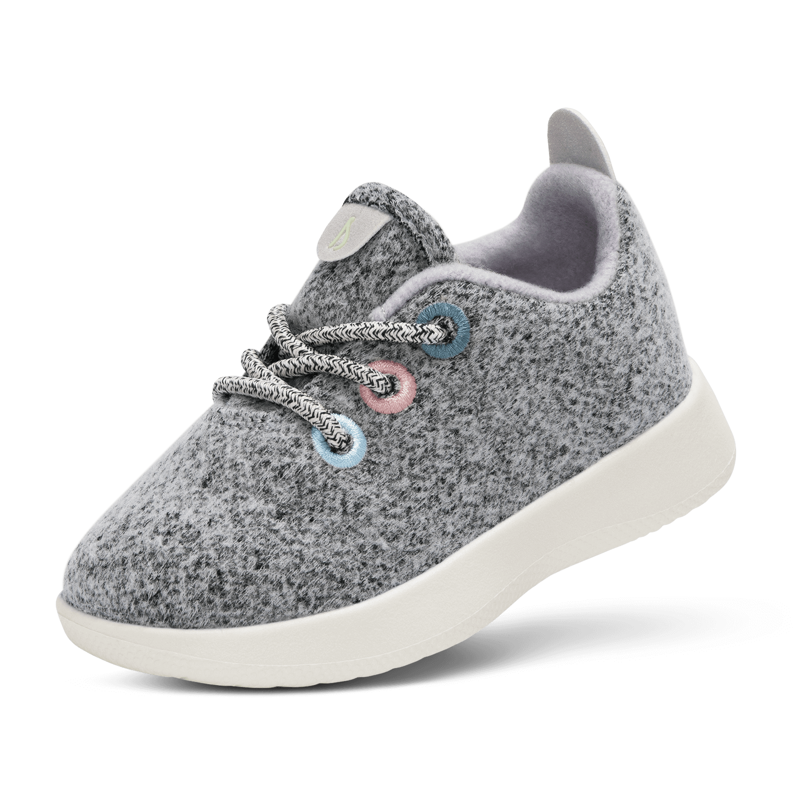 Smallbirds Wool Runners  Dapple Grey (Natural White Sole)