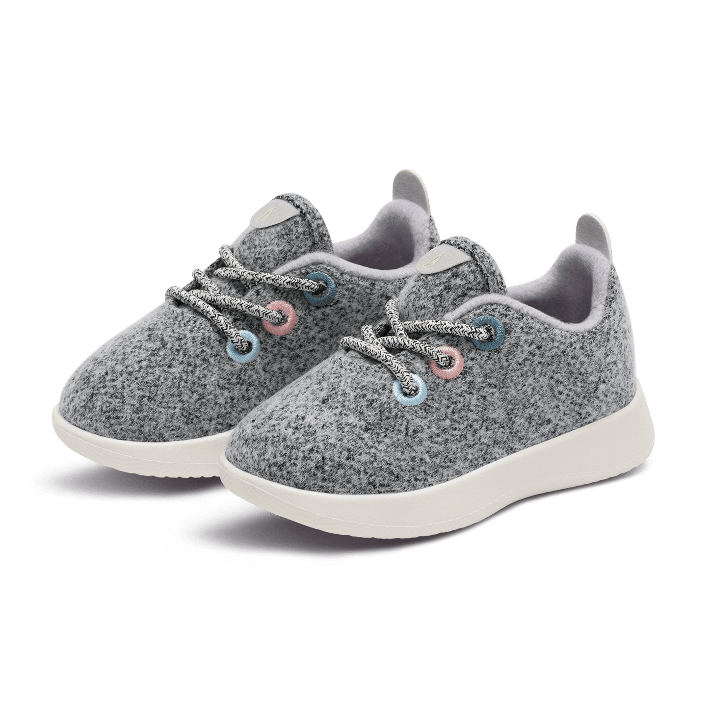 Smallbirds Wool Runners  Dapple Grey (Natural White Sole)