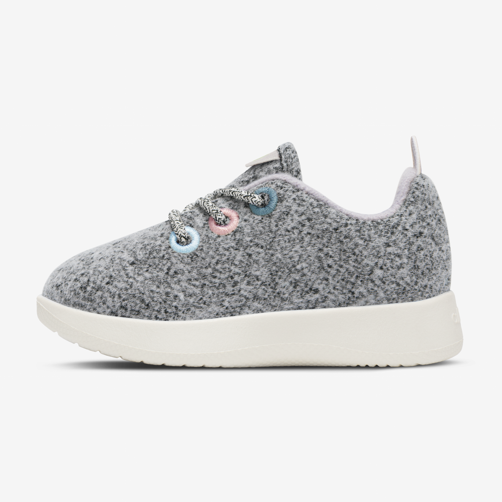 Smallbirds Wool Runners  Dapple Grey (Natural White Sole)