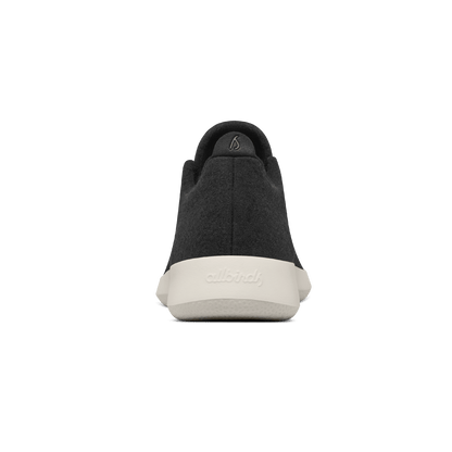 Men's Wool Runner, True Black (Cream Sole)